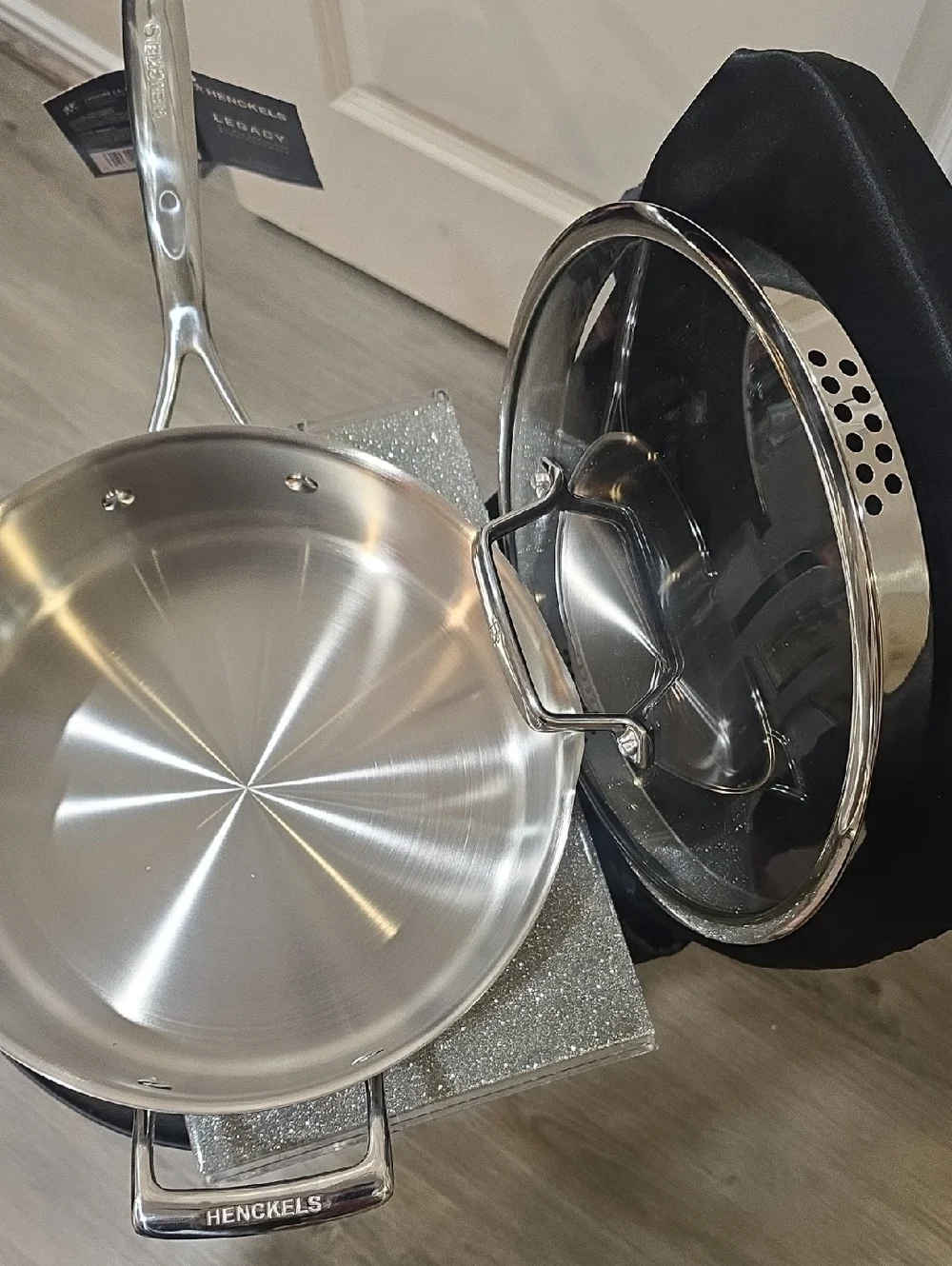 Henckels Legacy Stainless Steel 4QT Covered Sauté Pan